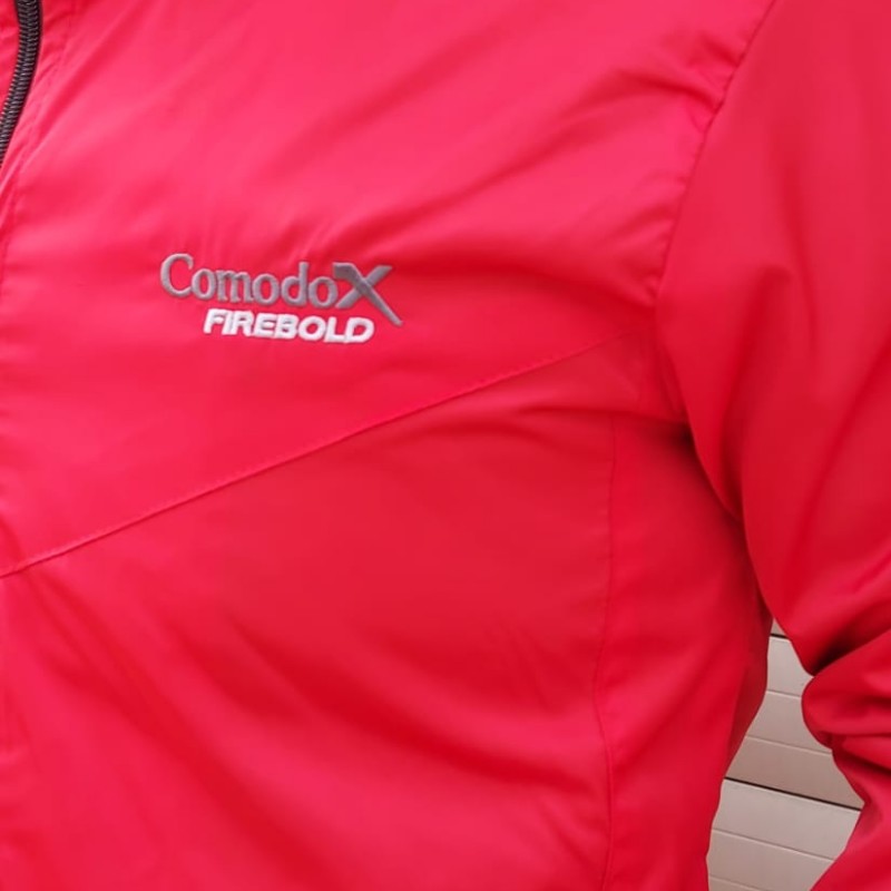 X Model ComodoX Firebold Kırmızı Yağmurluk